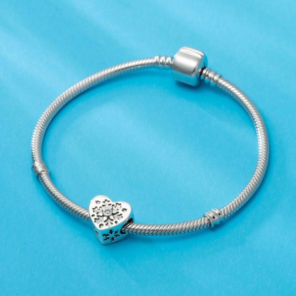 fit pandora bracelets original 925 silver charm heart shape snowflake exquisite bead charms women diy bracelet jewelry making
fit pandora bracelets original 925 silver charm heart shape snowflake exquisite bead charms women diy bracelet jewelry making