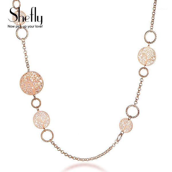 rose gold color long necklaces for women sweater chain tree of life necklace luxury charms fashion jewelry wedding gift 20201, Silver
rose gold color long necklaces for women sweater chain tree of life necklace luxury charms fashion jewelry wedding gift 20201, Silver