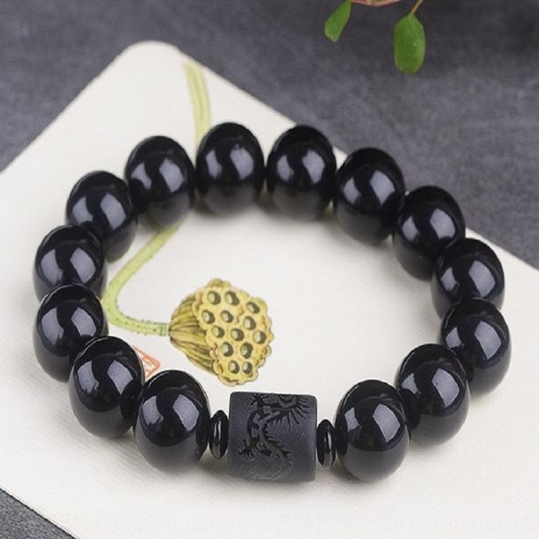new style crystal natural black braceletbracelet braceletstone male dragon phoenix chengxiang hand string female bracelet net red product dn, Golden;silver
new style crystal natural black braceletbracelet braceletstone male dragon phoenix chengxiang hand string female bracelet net red product dn, Golden;silver
