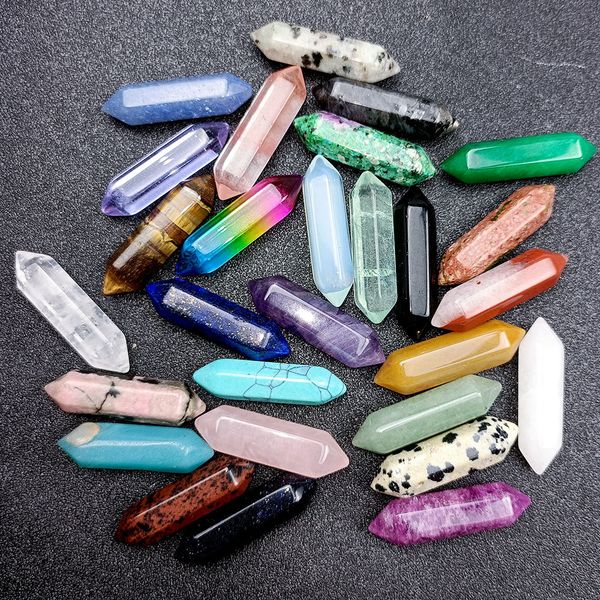 natural crystal semi-precious stone chakra hexagon prism pink quartz opal rose quartz turquoise heart for necklace earrrings jewelry making, Black
natural crystal semi-precious stone chakra hexagon prism pink quartz opal rose quartz turquoise heart for necklace earrrings jewelry making, Black