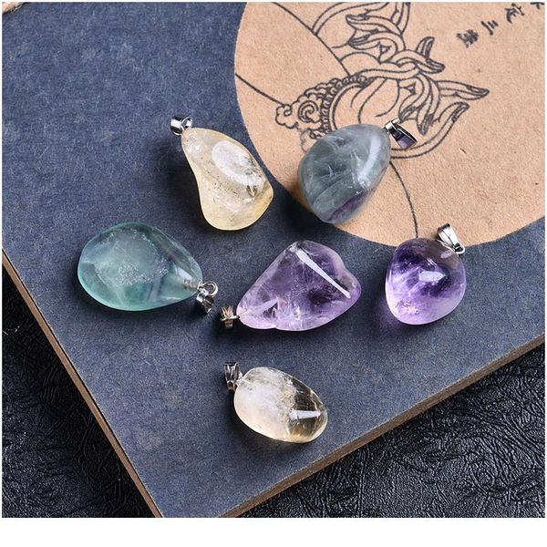 1pc natural amethyst yellow crystal fluorite pendant crystal rock fashion mineral ornament couple decoration diy fash qylgng, Black
1pc natural amethyst yellow crystal fluorite pendant crystal rock fashion mineral ornament couple decoration diy fash qylgng, Black