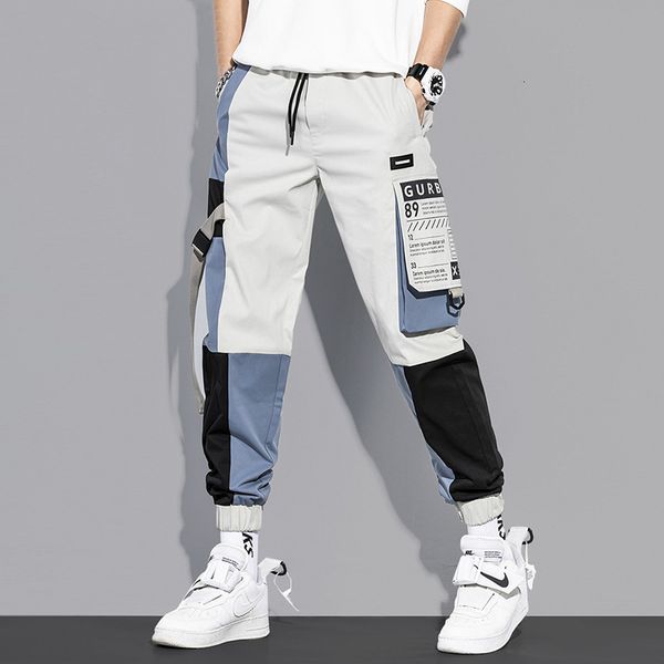 men's trendy pants in autumn and winter, Black
