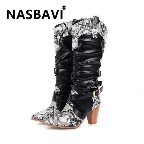 pointed toe riding boots metal belt buckle serpentine color matching black brown knee-high high heels chunky women shoes
pointed toe riding boots metal belt buckle serpentine color matching black brown knee-high high heels chunky women shoes