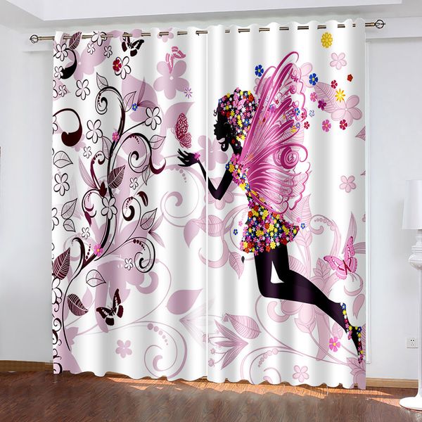 luxury blackout 3d window curtains for living room bedroom fly girl curtains decoration curtains
luxury blackout 3d window curtains for living room bedroom fly girl curtains decoration curtains