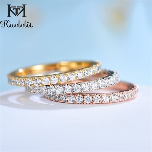 kuololit solid 585 rose gold 925 sterling silver 5a zircon gemstone rings for women handmade half size band wedding party gifts 220210, Slivery;golden
kuololit solid 585 rose gold 925 sterling silver 5a zircon gemstone rings for women handmade half size band wedding party gifts 220210, Slivery;golden