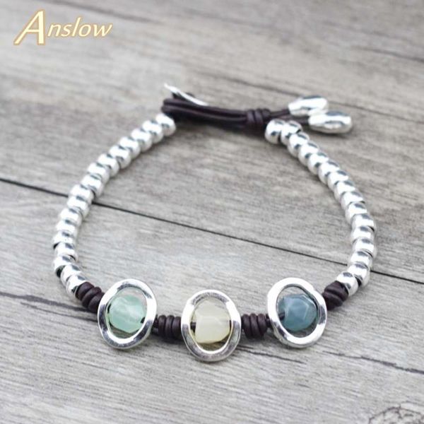 charm bracelets anslow brand fashion jewelry birthday friendship resin leather beaden diy bracelet for women kids students' gift low077, Golden;silver
charm bracelets anslow brand fashion jewelry birthday friendship resin leather beaden diy bracelet for women kids students' gift low077, Golden;silver