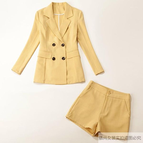 summer 2020 women's slim double-row jacket two-piece casual office shorts temperament fashion office suit women1, White;black
summer 2020 women's slim double-row jacket two-piece casual office shorts temperament fashion office suit women1, White;black