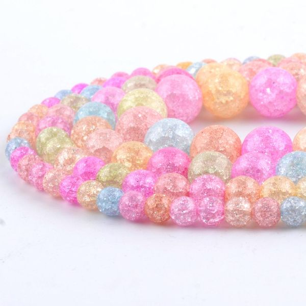 natural multiclor cracked crystal stone beads round loose spacer beads for jewelry making diy bracelet handmade 6/8/10/12mm
natural multiclor cracked crystal stone beads round loose spacer beads for jewelry making diy bracelet handmade 6/8/10/12mm