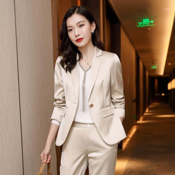 2 piece set women suit blazer and pants women pants set business suits ladies work suits for jacket and1, White
2 piece set women suit blazer and pants women pants set business suits ladies work suits for jacket and1, White
