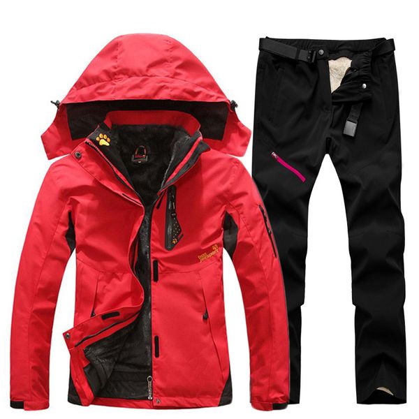 женщины snowsuit лыжный костюм для женщин открытый водонепроницаемый термал 2 в 1 снежный костюм лыжные и сноубордирование куртки плюс разме, Black
женщины snowsuit лыжный костюм для женщин открытый водонепроницаемый термал 2 в 1 снежный костюм лыжные и сноубордирование куртки плюс разме, Black