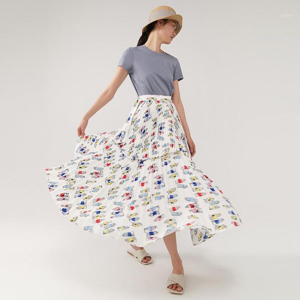 2020 new double-layer stitching printed pleated skirt high waist big swing a-line skirt wild women1, Black
2020 new double-layer stitching printed pleated skirt high waist big swing a-line skirt wild women1, Black