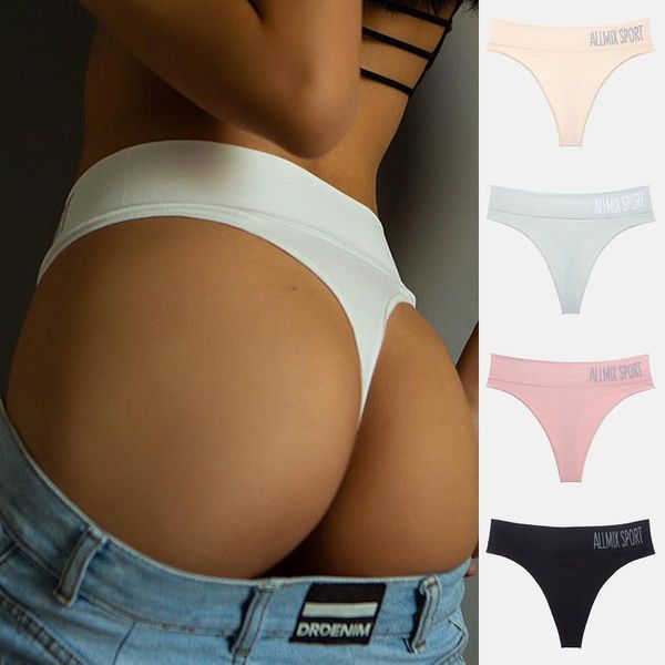 women's panties sport women cotton underwear thong mid waist string seamless lingerie tanga fashion underwear1, Black;pink
women's panties sport women cotton underwear thong mid waist string seamless lingerie tanga fashion underwear1, Black;pink