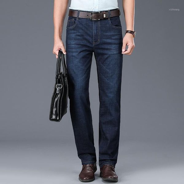 men's jeans 2021 ly fashion men classical vintage casual business pants size 28-42 black blue smart straight men1
men's jeans 2021 ly fashion men classical vintage casual business pants size 28-42 black blue smart straight men1