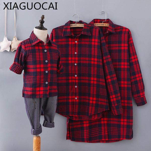 family matching outfits father children blouse mother long blouse boys girls clothing plaid t shirts sunscreen dresses b75 10, Blue
family matching outfits father children blouse mother long blouse boys girls clothing plaid t shirts sunscreen dresses b75 10, Blue
