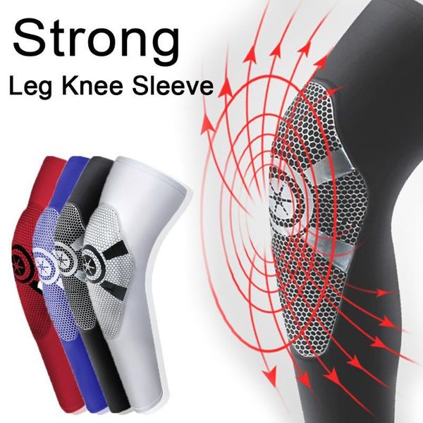 4c sports kneesupport strong honeycomb pad crashproof basketball protective gear long leg knee sleeve, Black;gray
4c sports kneesupport strong honeycomb pad crashproof basketball protective gear long leg knee sleeve, Black;gray