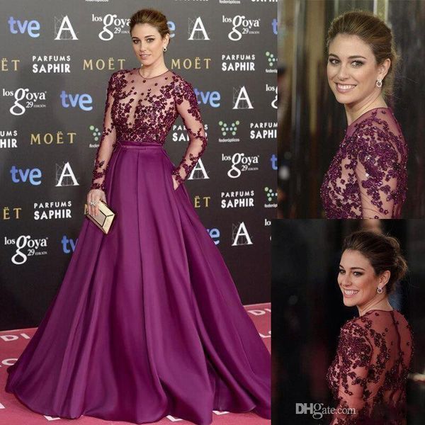 zuhair murad red carpet evening dresses long sleeve beads lace applique sheer illusion bodice prom gowns custom made party dresses, Black;red
zuhair murad red carpet evening dresses long sleeve beads lace applique sheer illusion bodice prom gowns custom made party dresses, Black;red