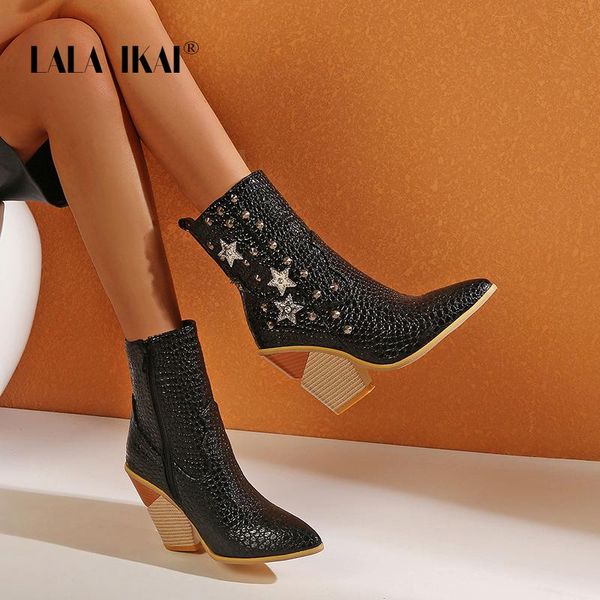 lala ikai boots women autumn winter 2020 ankle boots strange high heels short feminine shoes women's booties xwc10314-4, Black
lala ikai boots women autumn winter 2020 ankle boots strange high heels short feminine shoes women's booties xwc10314-4, Black