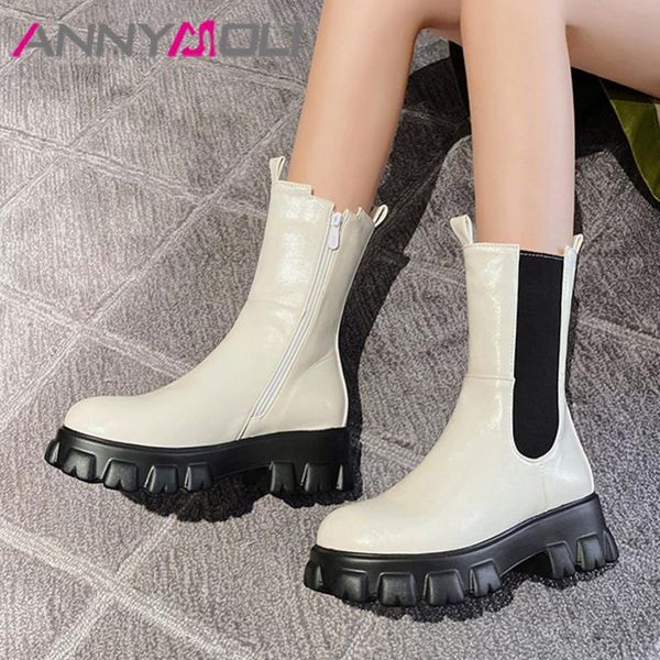 annymoli high heel mid calf boots woman boots platform thick heel shoes zip round toe female autumn winter beige size 46, Black
annymoli high heel mid calf boots woman boots platform thick heel shoes zip round toe female autumn winter beige size 46, Black