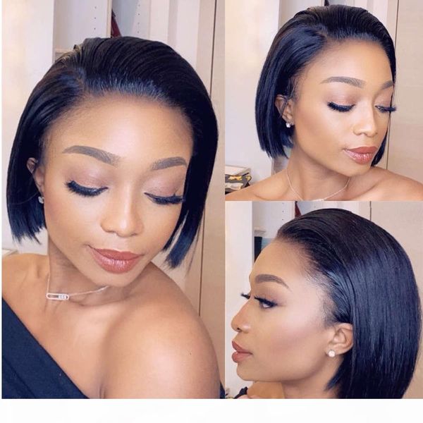hd transparent short bob 13x4 wig skin melt lace front human hair wigs for black women 150, Black;brown
hd transparent short bob 13x4 wig skin melt lace front human hair wigs for black women 150, Black;brown