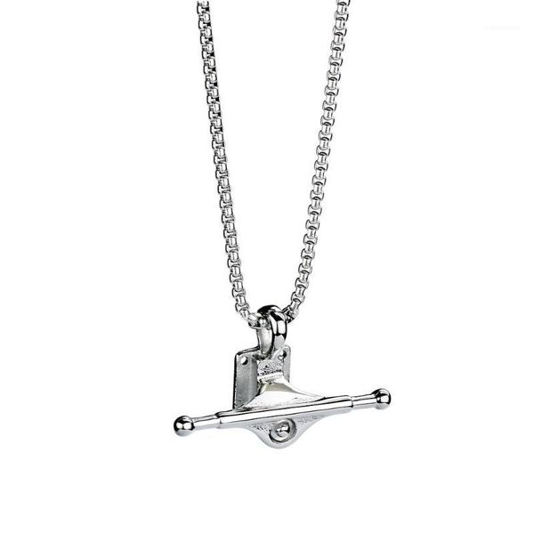 hip hop rock gold silver color stainless steel skateboard bracket pendants necklaces for men rapper jewelry drop shipping1
hip hop rock gold silver color stainless steel skateboard bracket pendants necklaces for men rapper jewelry drop shipping1