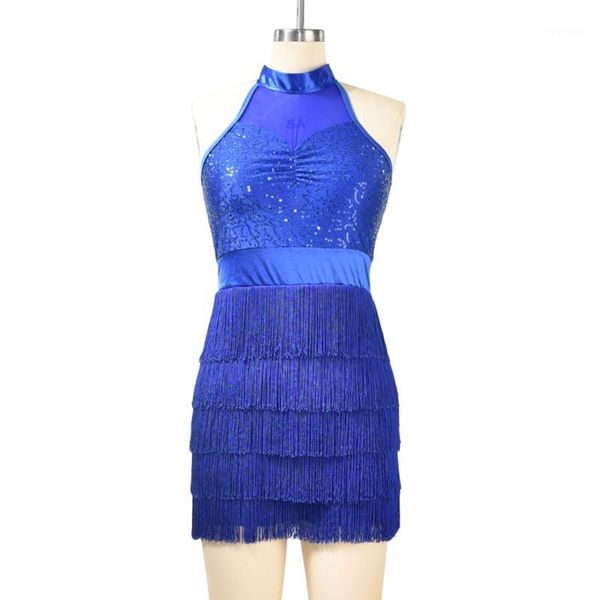 midee sleeveless mock neck sequins 5 tires fringes dance dress latin costume1, Black;red
midee sleeveless mock neck sequins 5 tires fringes dance dress latin costume1, Black;red