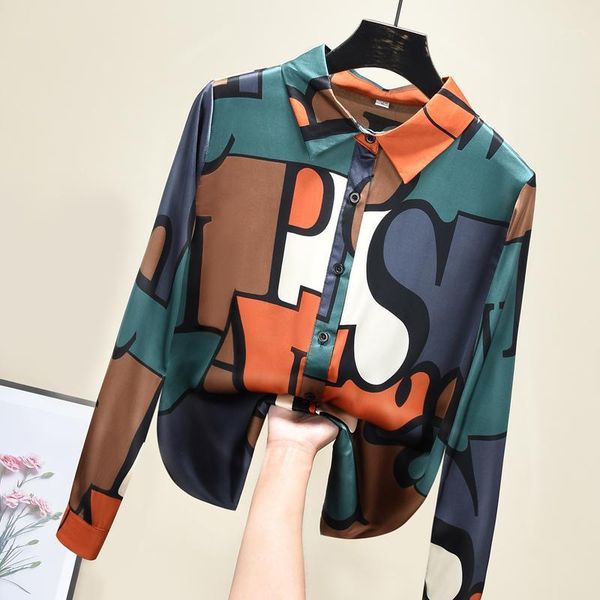 vintage letters print long sleeve chiffon blouse women loose elegant shirt modis 2021 new arrival1, White
vintage letters print long sleeve chiffon blouse women loose elegant shirt modis 2021 new arrival1, White