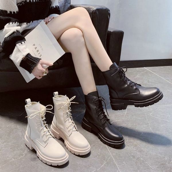 boots autumn and winter women casual british style thick bottom wild short ea-112, Black
boots autumn and winter women casual british style thick bottom wild short ea-112, Black