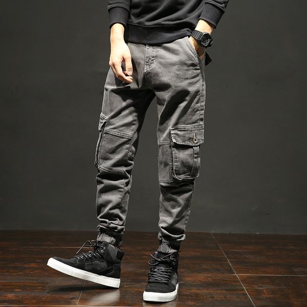 2020 cargo military-style with fists streetwear cotton winter denim male casual pants plus size 40 42 fvtf, Black
2020 cargo military-style with fists streetwear cotton winter denim male casual pants plus size 40 42 fvtf, Black