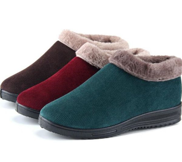 fashion new winter shoes thickened plus velvet warm old women's boots non-slip mother shoes quality boots, Black
fashion new winter shoes thickened plus velvet warm old women's boots non-slip mother shoes quality boots, Black