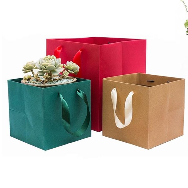 gift wrap 100pcs/lot custom logo pretty square kraft paper bags with handle multifunction shopping packing box valentine's day r
gift wrap 100pcs/lot custom logo pretty square kraft paper bags with handle multifunction shopping packing box valentine's day r