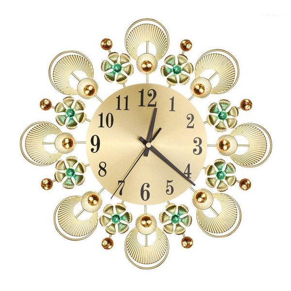 wall clocks metal clock modern decor decorative flower crystal with arabic numerals for living room bedroom1
wall clocks metal clock modern decor decorative flower crystal with arabic numerals for living room bedroom1