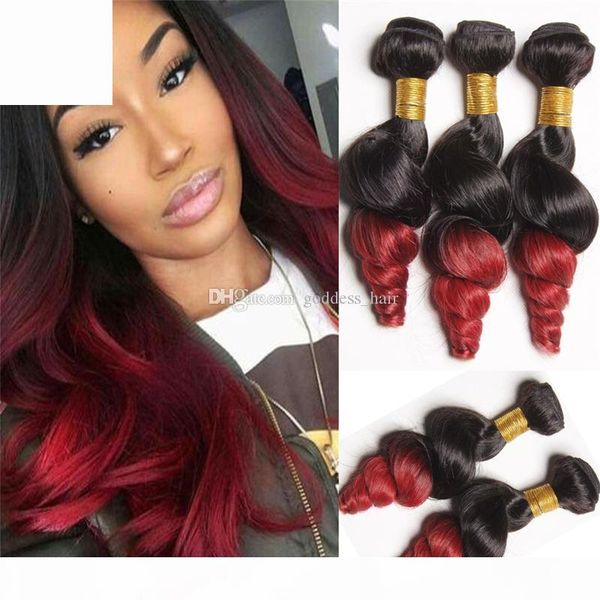 loose wave ombre 2 color hair bundles #1b red ombre hair extension 3pcs lot double wefted hair bundles for black woman
loose wave ombre 2 color hair bundles #1b red ombre hair extension 3pcs lot double wefted hair bundles for black woman