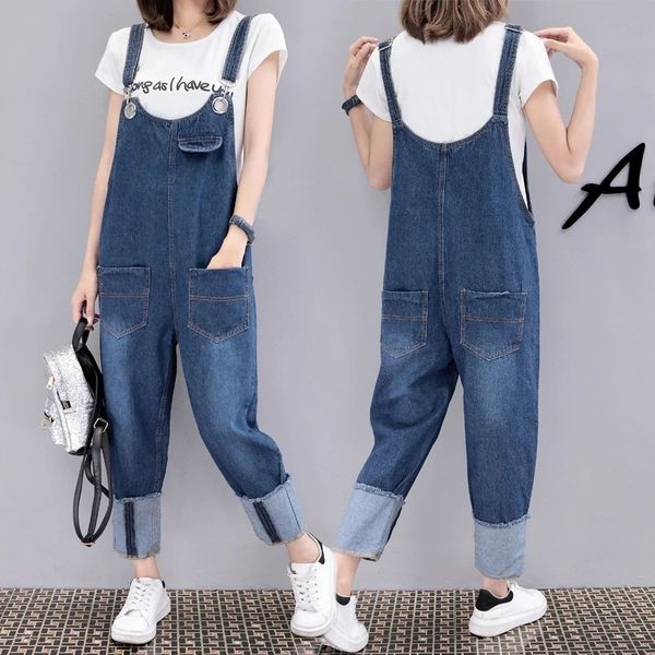 plus size loose wide leg bib denim overalls jeans for women casual big size boyfriend denim jeans jumpsuit romper trousers 210202, Blue
plus size loose wide leg bib denim overalls jeans for women casual big size boyfriend denim jeans jumpsuit romper trousers 210202, Blue