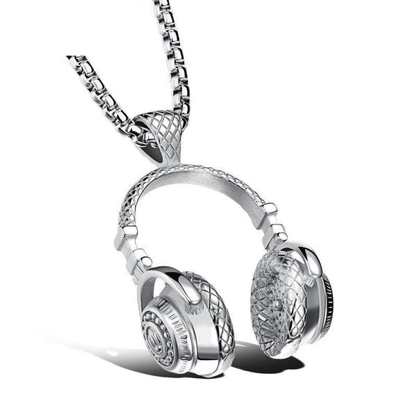chains epack1pcs 60cm 4mm hip hop dj wireless headphone mens 316l stainless steel pendant necklace with vevet bag, Silver
chains epack1pcs 60cm 4mm hip hop dj wireless headphone mens 316l stainless steel pendant necklace with vevet bag, Silver