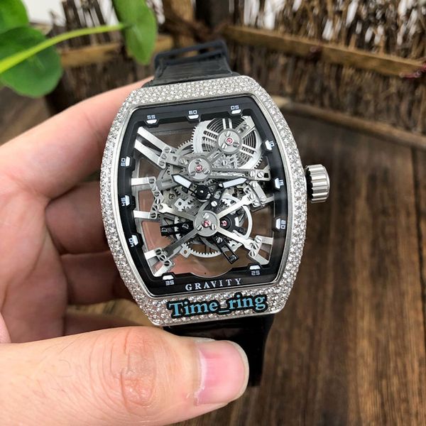 edition v 45 t sqt skeleton dial silver diamond case automatic mechanical movement mens watch leather strap business designer watches, Slivery;brown
edition v 45 t sqt skeleton dial silver diamond case automatic mechanical movement mens watch leather strap business designer watches, Slivery;brown