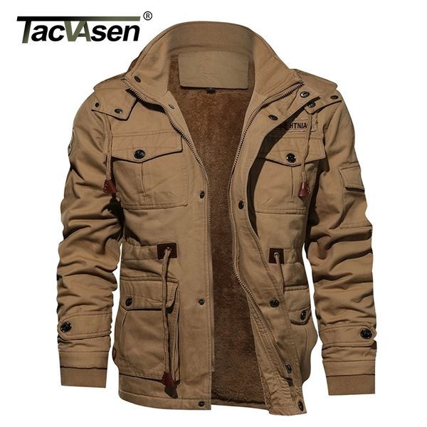 tacvasen military thicken fleece jacket mens winter casual hooded jacket coat pilot cargo cotton jackets windbreaker parka man 201114, Black;brown
tacvasen military thicken fleece jacket mens winter casual hooded jacket coat pilot cargo cotton jackets windbreaker parka man 201114, Black;brown