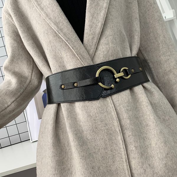 simple versatile in autumn and winter with elastic waistband for women's wide decorative down jacket, long woolen dress, tweed coat, Black;brown
simple versatile in autumn and winter with elastic waistband for women's wide decorative down jacket, long woolen dress, tweed coat, Black;brown