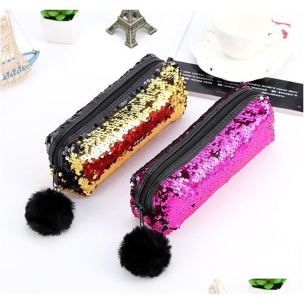 color reversible sequin school supplies stationery cute pencil box school tools warm ball plush pendant pencil cases bag oyopl
color reversible sequin school supplies stationery cute pencil box school tools warm ball plush pendant pencil cases bag oyopl