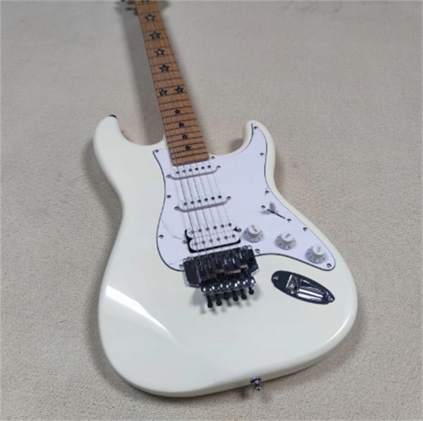 delivery, inheritance of classic white double shake 6 strings electric guitar, 5-star inlaid maple fingerboard guitars guitarra
delivery, inheritance of classic white double shake 6 strings electric guitar, 5-star inlaid maple fingerboard guitars guitarra