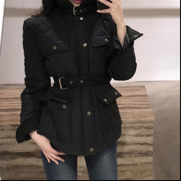 2021 new elegant ol winter jacket women cotton padded thick warm parkas female outwear coat woman clothes, Black 
2021 new elegant ol winter jacket women cotton padded thick warm parkas female outwear coat woman clothes, Black