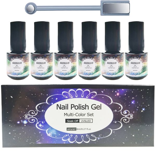 cat eye gel nail polish set soak off uv led light starry sky effect magic gel nail polish kit manicure nail art gift kit 6 colors magne, Red;pink
cat eye gel nail polish set soak off uv led light starry sky effect magic gel nail polish kit manicure nail art gift kit 6 colors magne, Red;pink