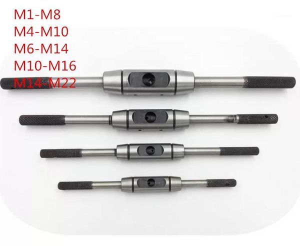 adjustable hand tap wrench holder m1-m8 m4-m10 m6-m16 m10-m16 m14-m22 thread metric handle tapping reamer tool1
adjustable hand tap wrench holder m1-m8 m4-m10 m6-m16 m10-m16 m14-m22 thread metric handle tapping reamer tool1