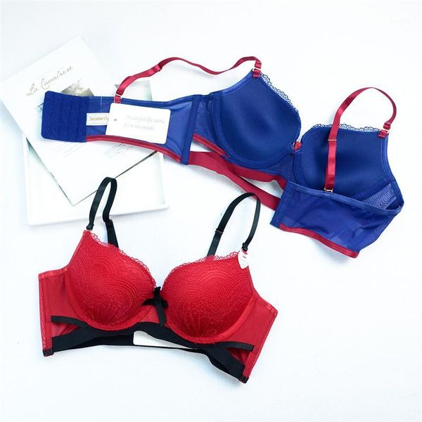 new lace back four hook-and-eye bra set classic 5 colour underwear thick cotton push up brassiere women lingerie panties1, Red;black
new lace back four hook-and-eye bra set classic 5 colour underwear thick cotton push up brassiere women lingerie panties1, Red;black