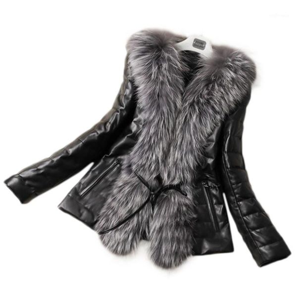 fall winter style pu leather stitching faux fur coats plus size slim outerwear womens man-made fur outwears jackets1, Black
fall winter style pu leather stitching faux fur coats plus size slim outerwear womens man-made fur outwears jackets1, Black