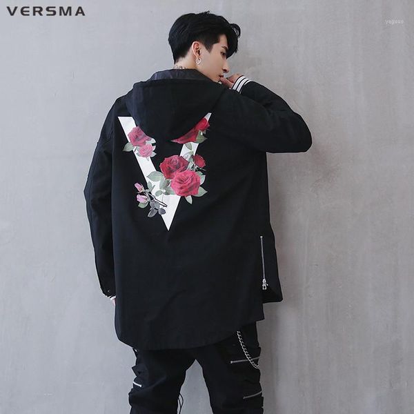 versma 2018 japanese fashion bf rose printed vintage mens bomber jackets coats autumn hooded high street hip hop jacket men coat1, Black;brown
versma 2018 japanese fashion bf rose printed vintage mens bomber jackets coats autumn hooded high street hip hop jacket men coat1, Black;brown