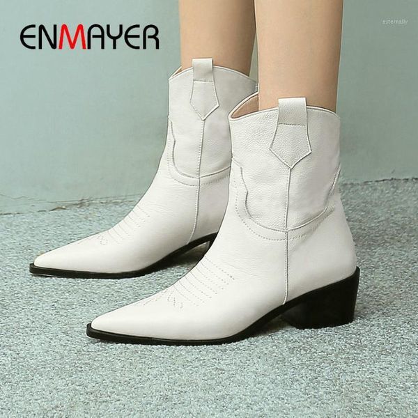 boots enmayer 2021 fashion winter basic genuine leather pointed toe women spike heels ankle for zip1, Black
boots enmayer 2021 fashion winter basic genuine leather pointed toe women spike heels ankle for zip1, Black