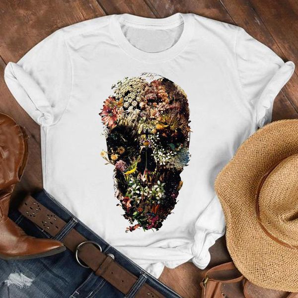 women lady skull horror spring autumn summer fashion cute 90s shirt clothes womens female print t tshirt tee graphic t-shirt, White
women lady skull horror spring autumn summer fashion cute 90s shirt clothes womens female print t tshirt tee graphic t-shirt, White