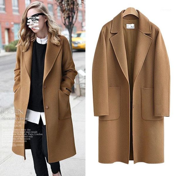 autumn winter coat women casual plus size long sleeve thick jackets female vintage loose warm wool coat fashion solid color1, Black
autumn winter coat women casual plus size long sleeve thick jackets female vintage loose warm wool coat fashion solid color1, Black