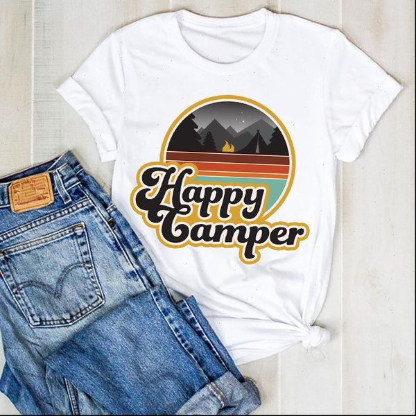 women lady happy camper cute ladies printed fashion summer t tee tshirt womens female shirt clothes graphic t shirt, White
women lady happy camper cute ladies printed fashion summer t tee tshirt womens female shirt clothes graphic t shirt, White