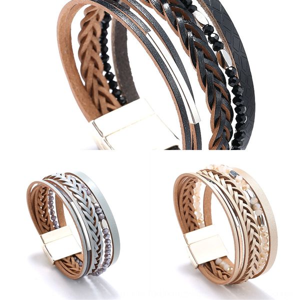 fashion leather woven magnet bohemian bead chain fashion leather woven magnetbracelet bracelet bohemian bead chain uidjt, Golden;silver
fashion leather woven magnet bohemian bead chain fashion leather woven magnetbracelet bracelet bohemian bead chain uidjt, Golden;silver